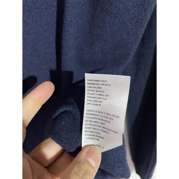 MaglificioBartolini Sweater Men L Cashmere Wool Blend Italy Preppy Minimalist